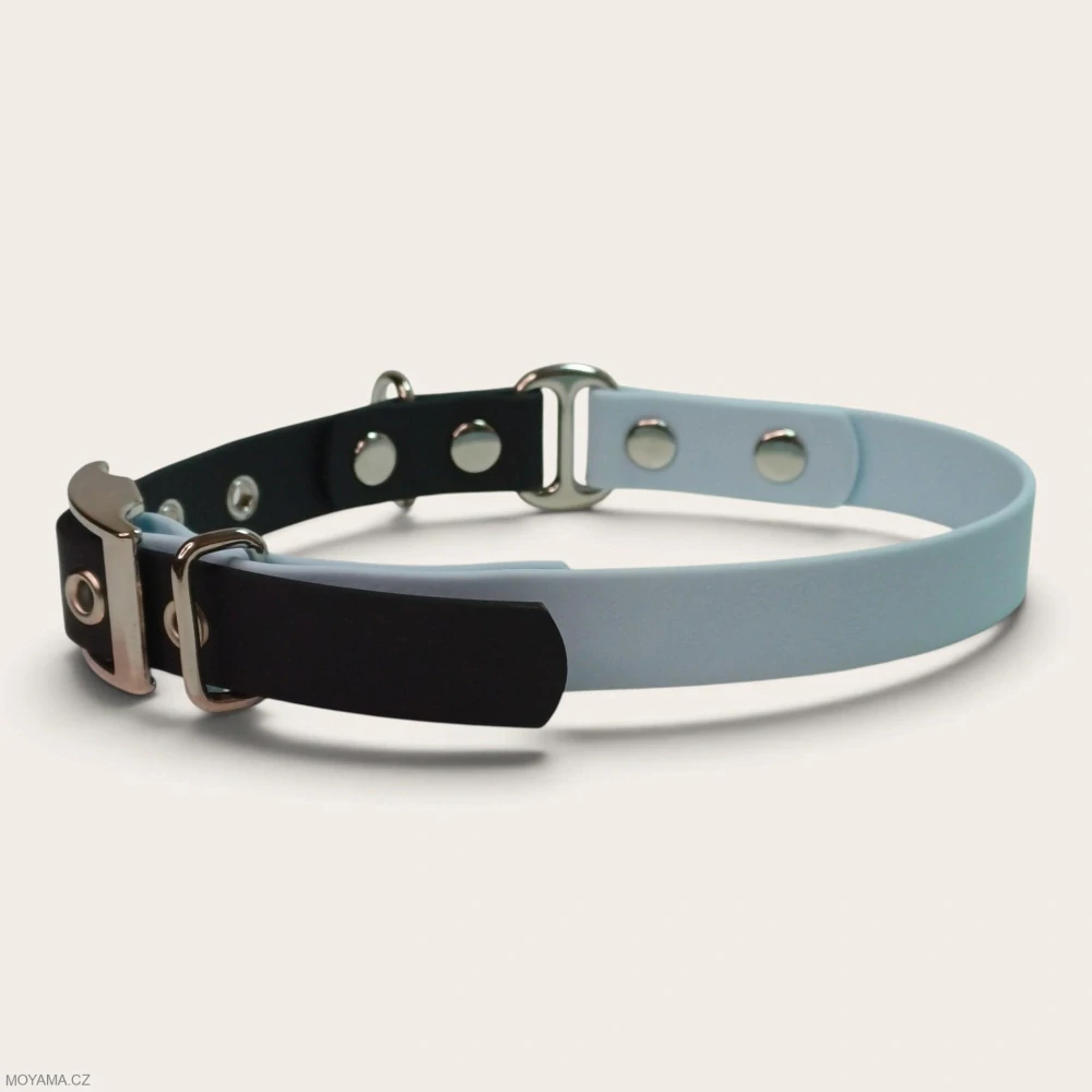 Obojek L – Charlie DUO black-light blue 