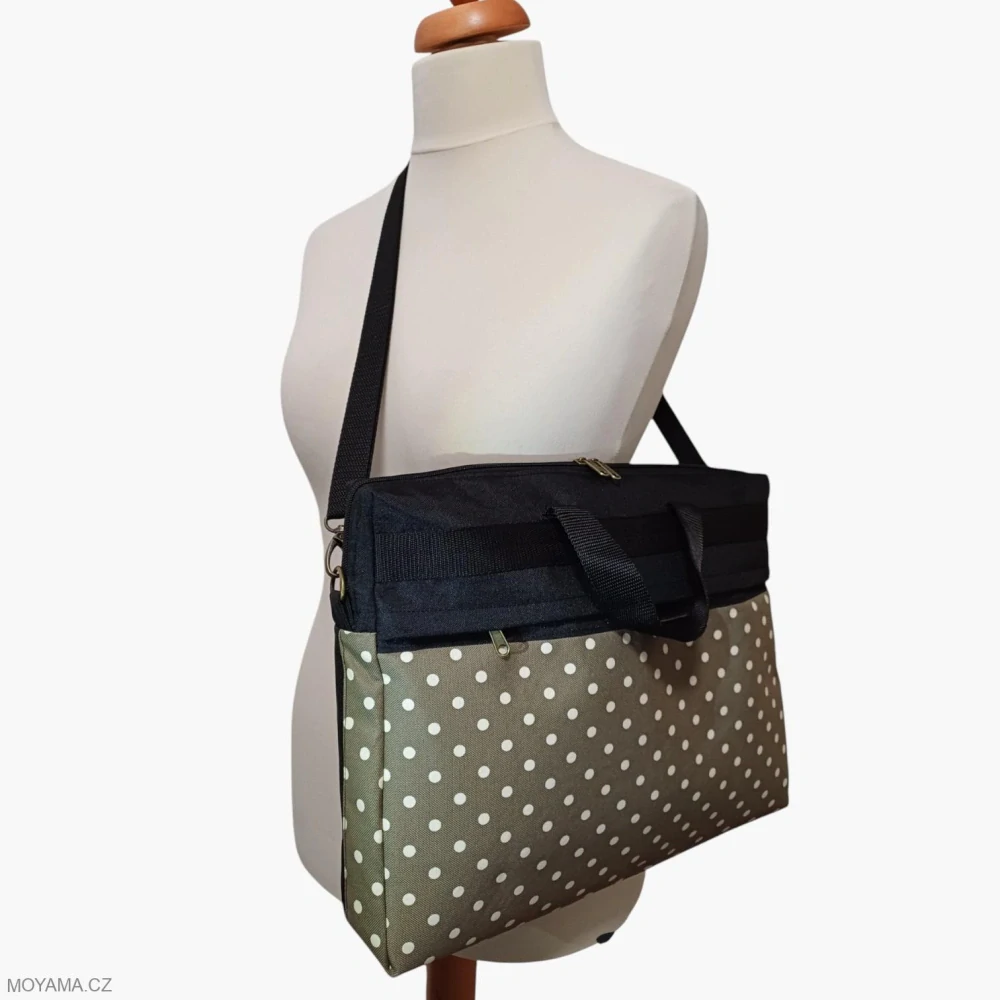 Velká taška crossbody - Tommy puntíky
