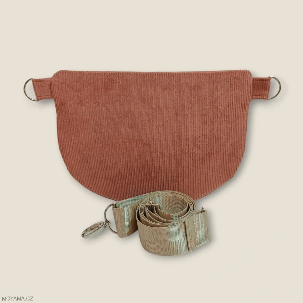 Ledvinka Maya pocket - dusty rose