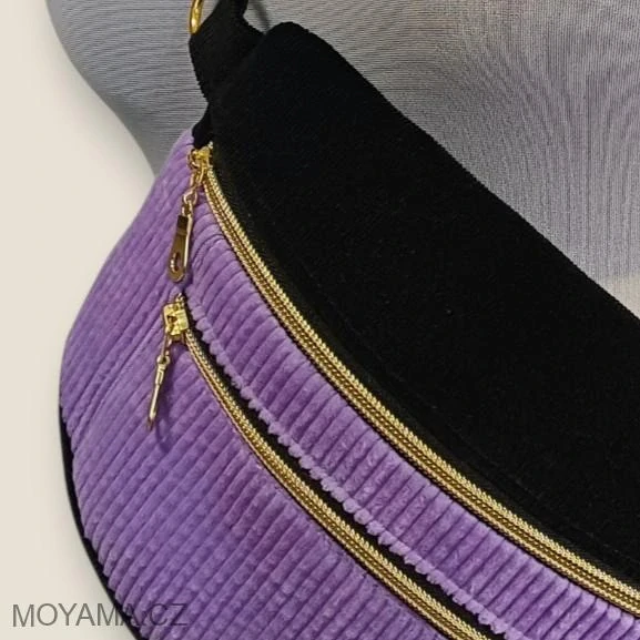 Ledvinka Maya Pocket Duo – lila & black