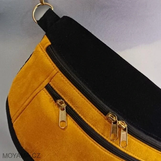 Ledvinka Maya Pocket Duo – mustard & black