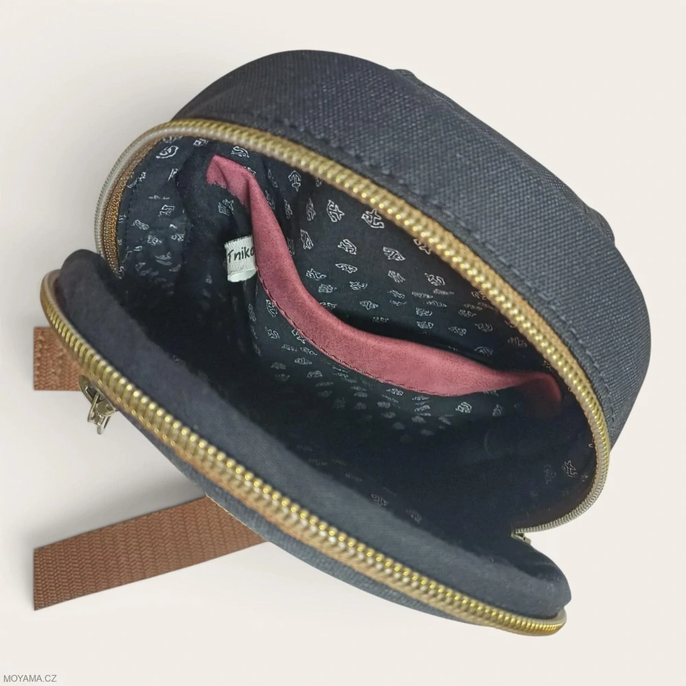 Crossbody DEFNE I. – black and bordo