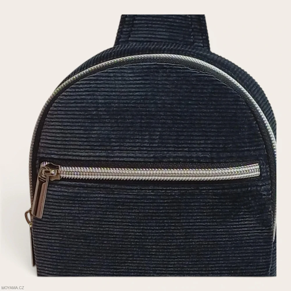 Crossbody DEFNE Velvet Graphite Cord