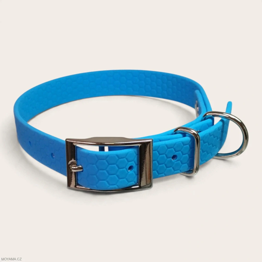 Obojek S – Deniz Light Blue Hexa
