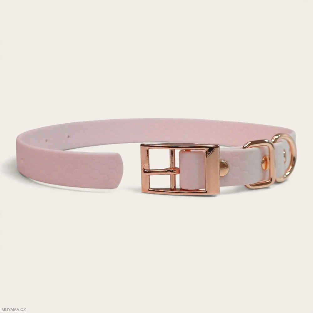 Obojek S – Deniz Light Pink Hexa