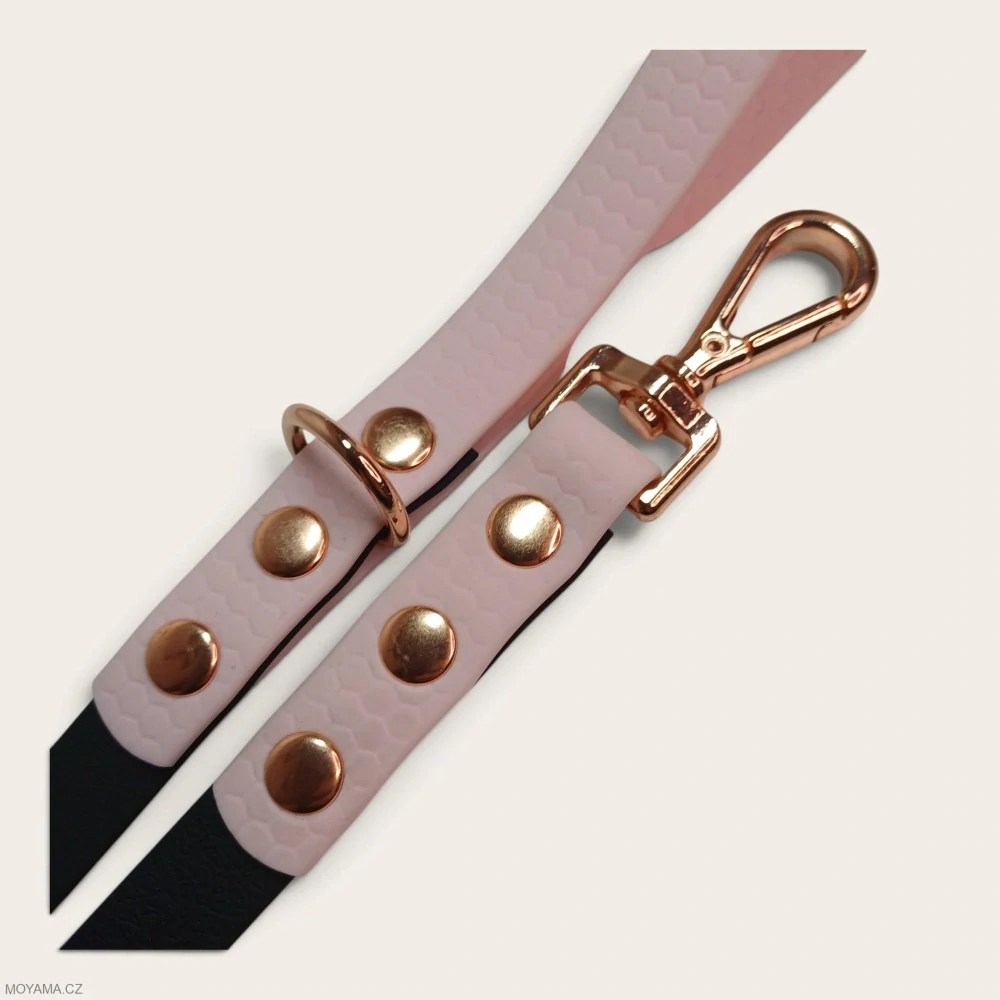 Vodítko S - black pink hexa