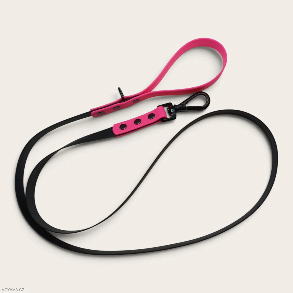 Vodítko M - black pink