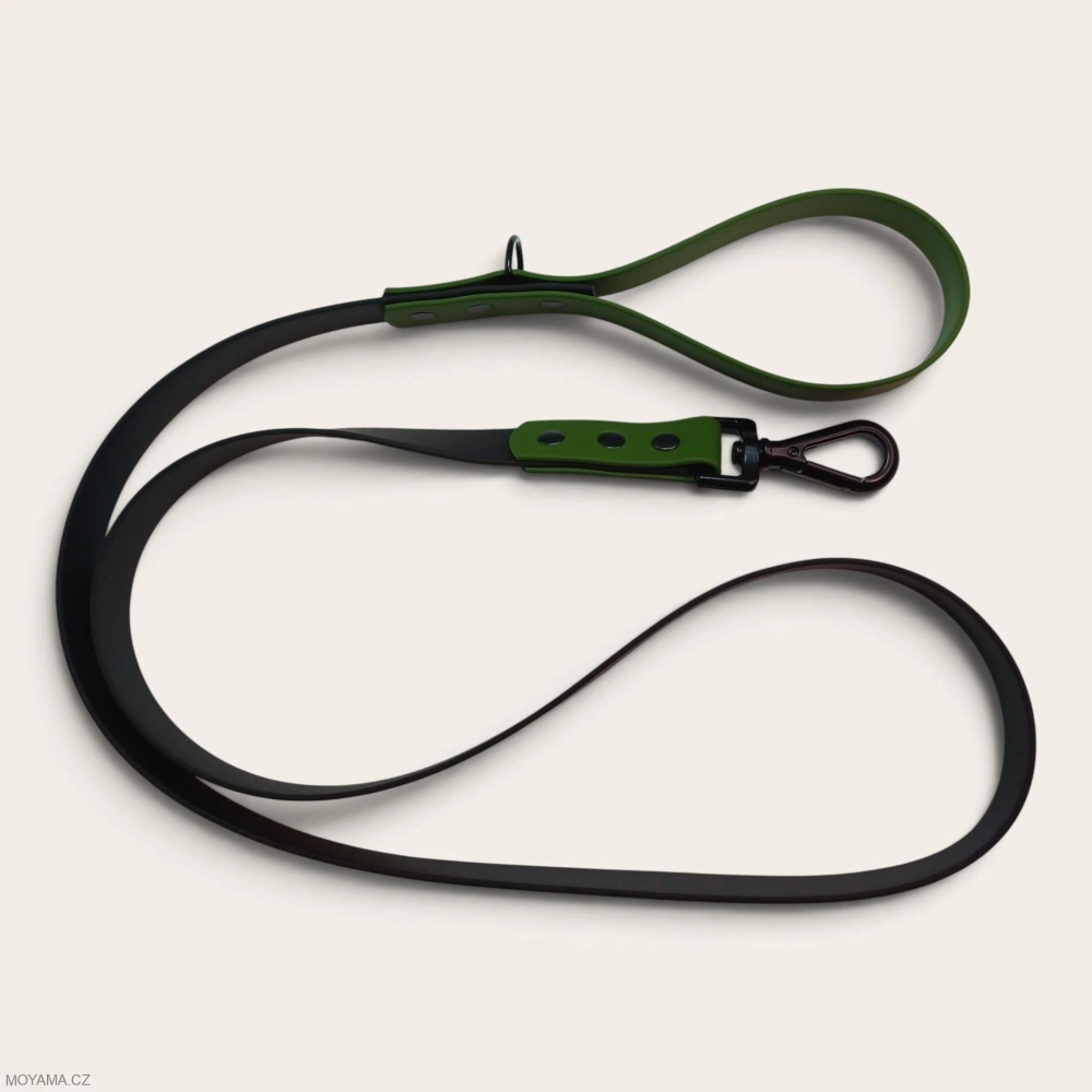 Vodítko L - black dark green