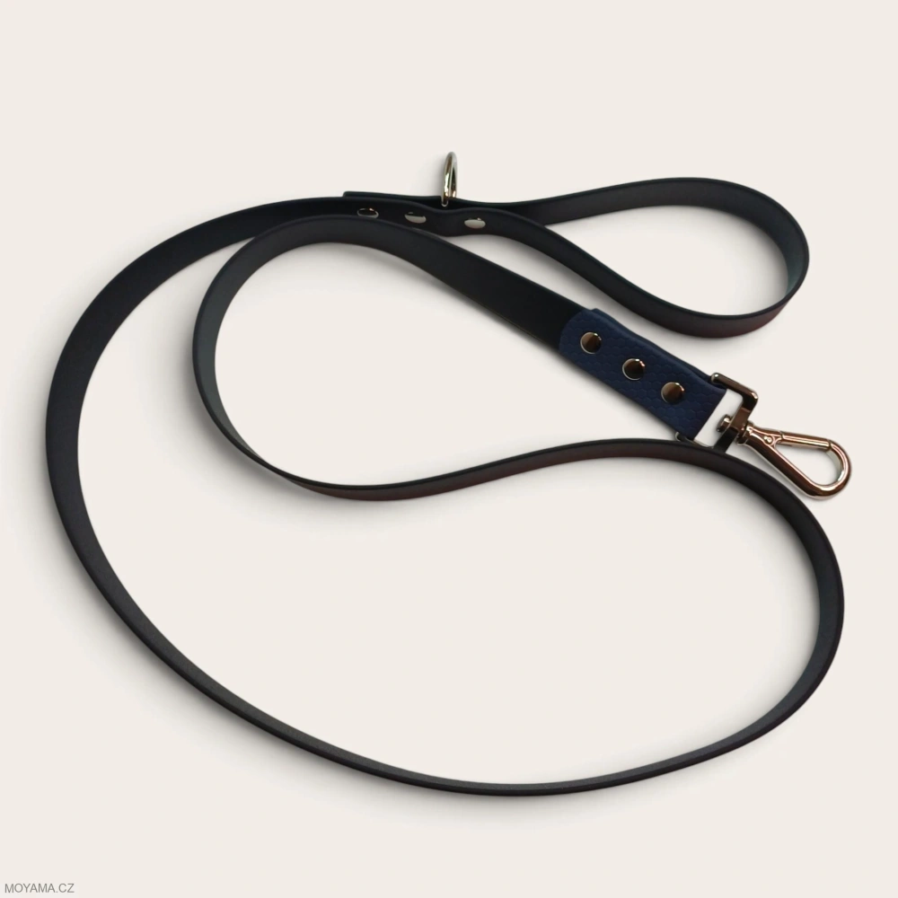 Vodítko L - black dark blue hexa