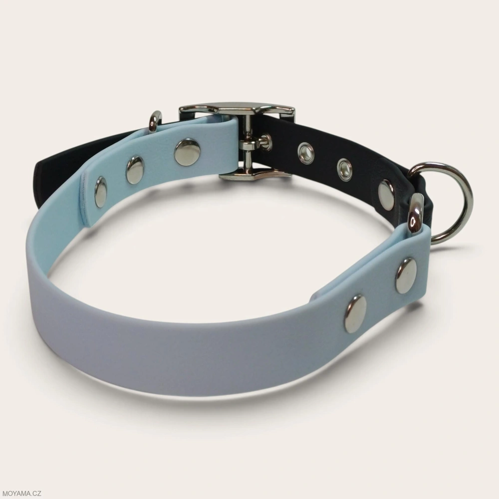 Obojek L – Charlie DUO black-light blue 