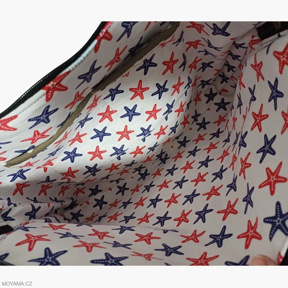 Velká taška crossbody - Tommy puntíky