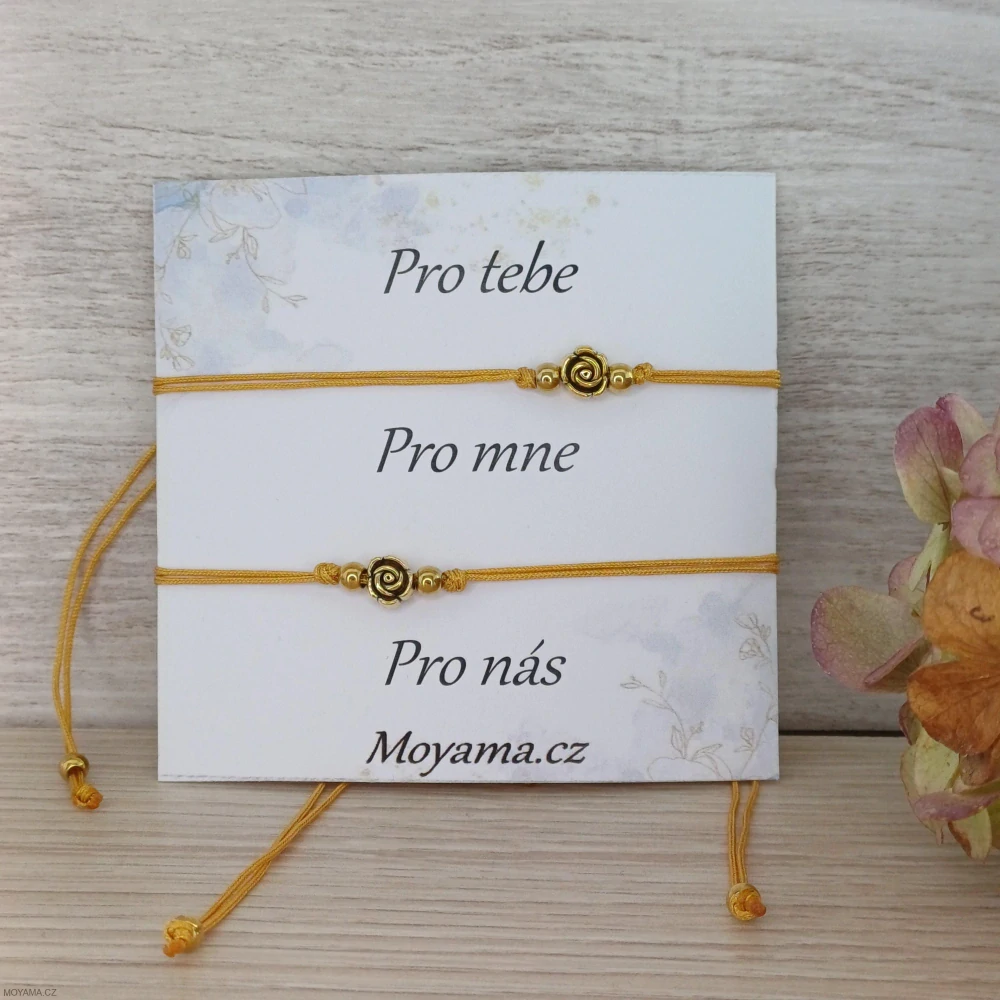 Náramky Sharis I. sada karta pro nás