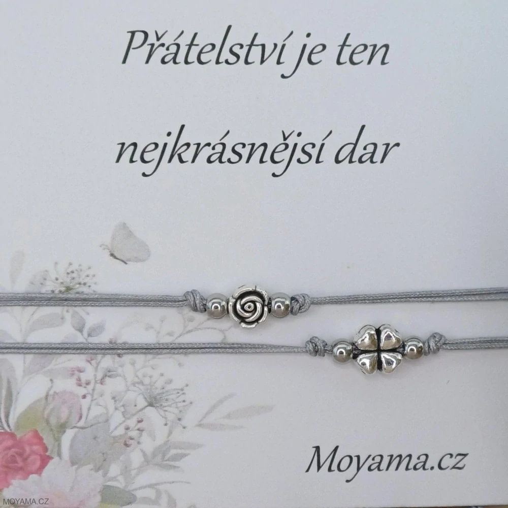 Náramky Sharis XII. sada karta přátelství