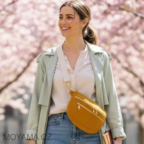 Ledvinka Maya pocket - antique yellow