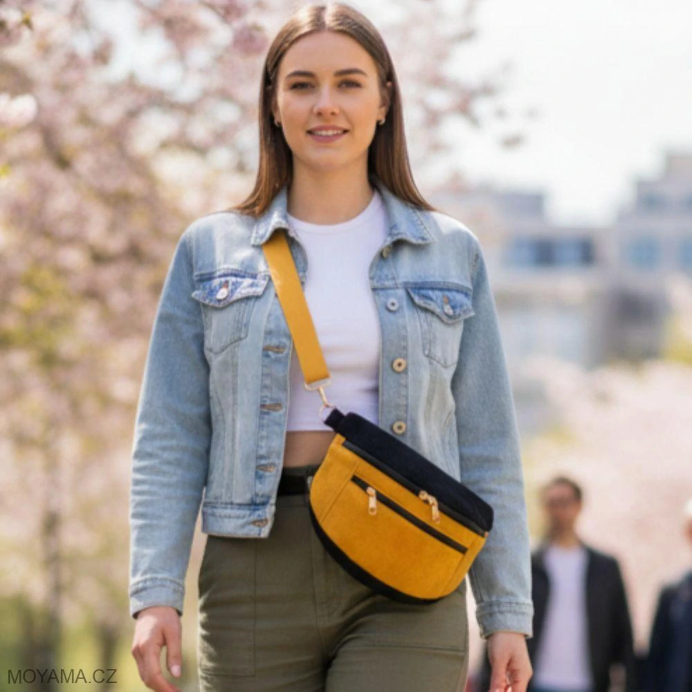 Ledvinka Maya Pocket Duo – mustard & black