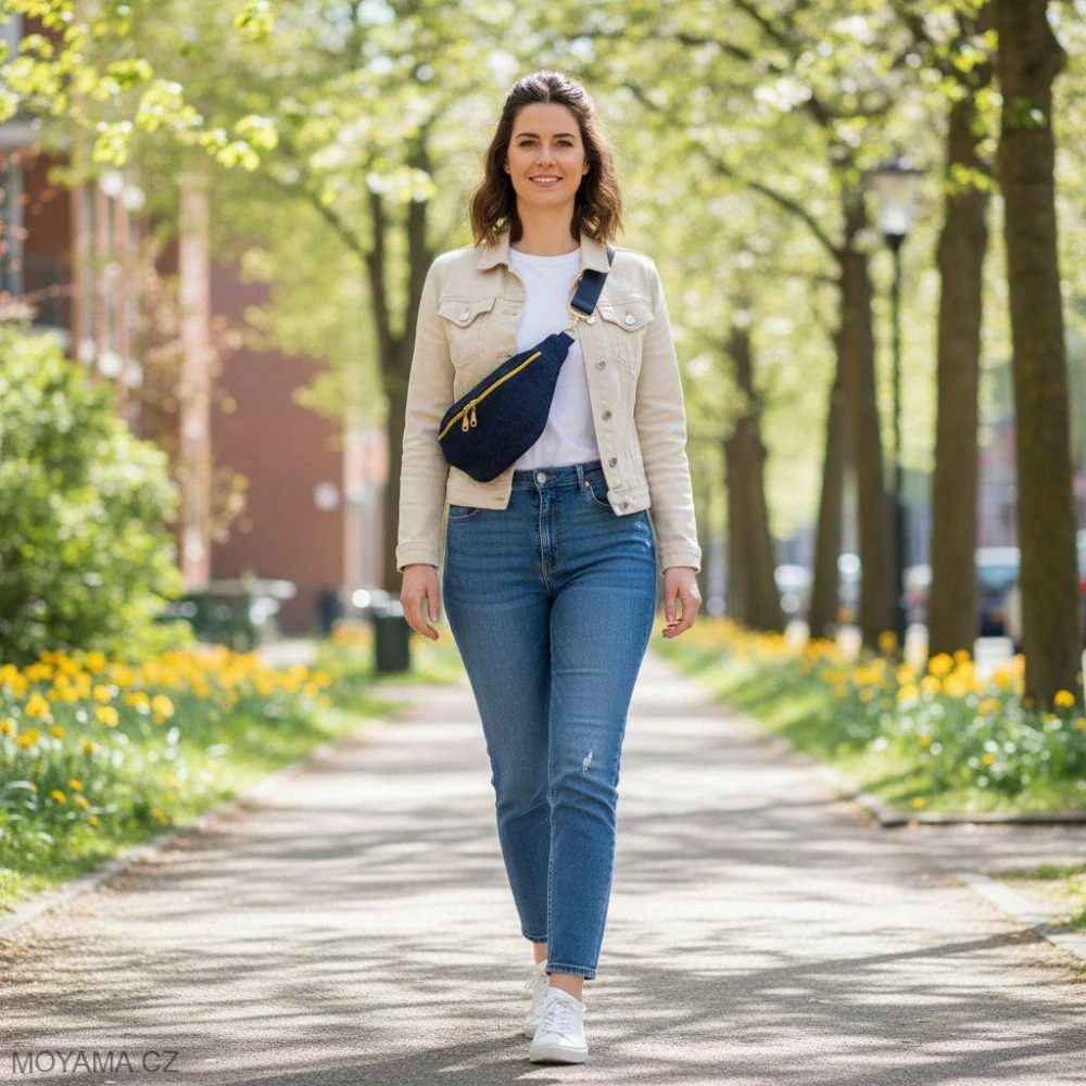 Ledvinka Mia Flow – denim blue II.