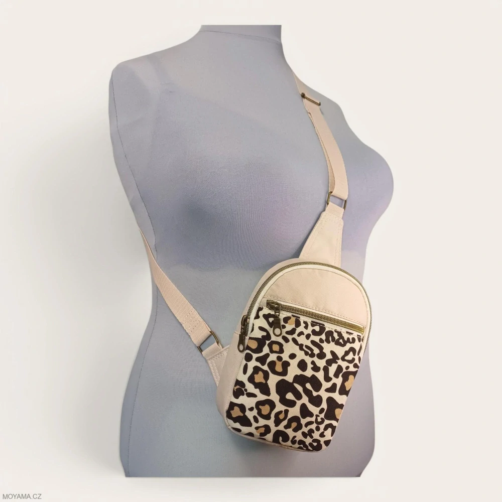 Crossbody DEFNE III. – cream and safari