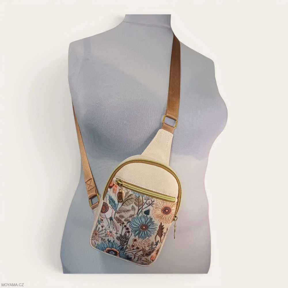 Crossbody DEFNE IV. – cream and meadow