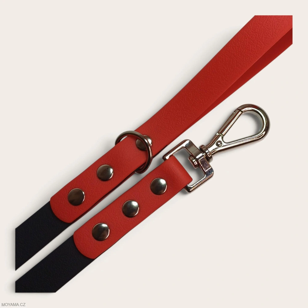 Vodítko M - black red
