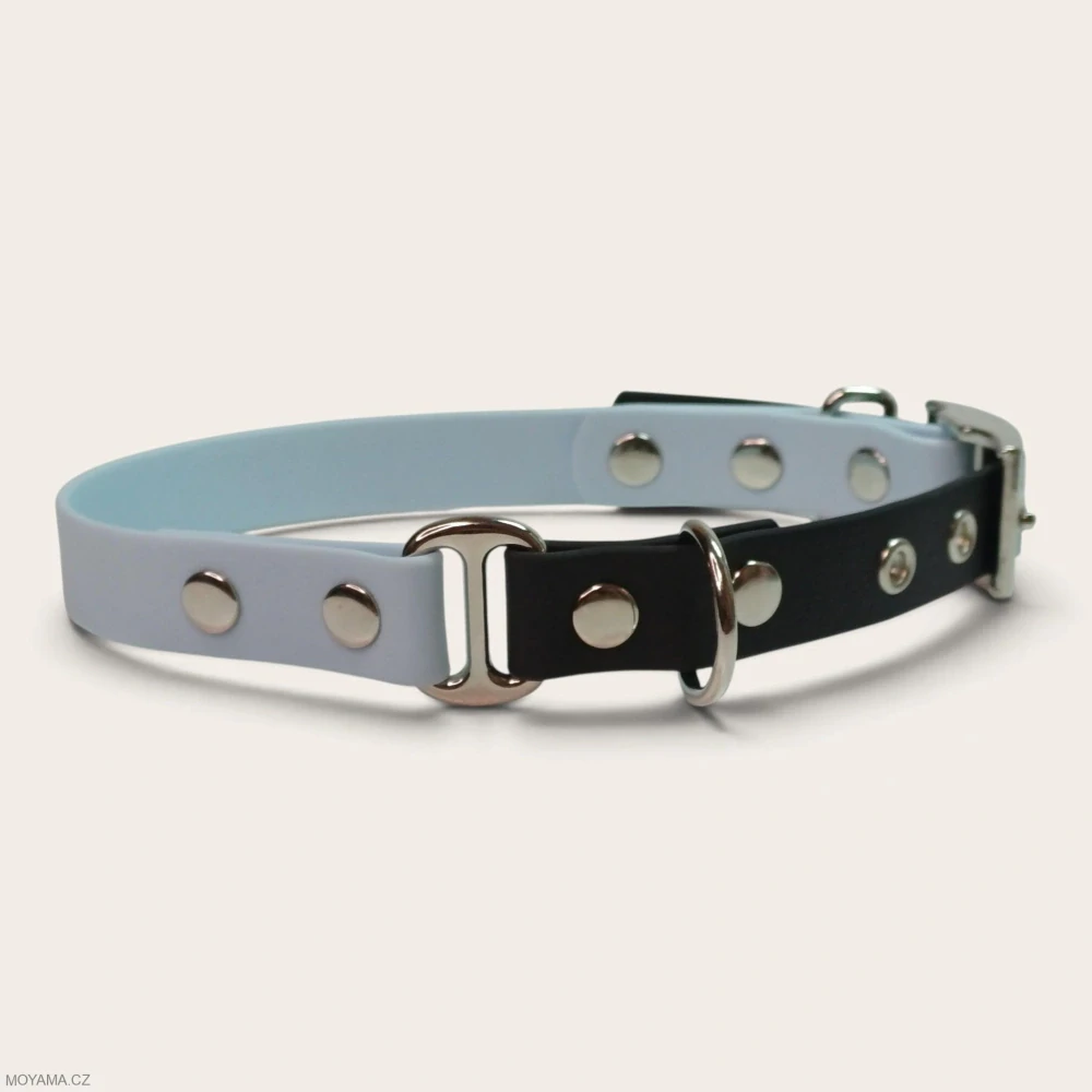 Obojek L – Charlie DUO black-light blue 