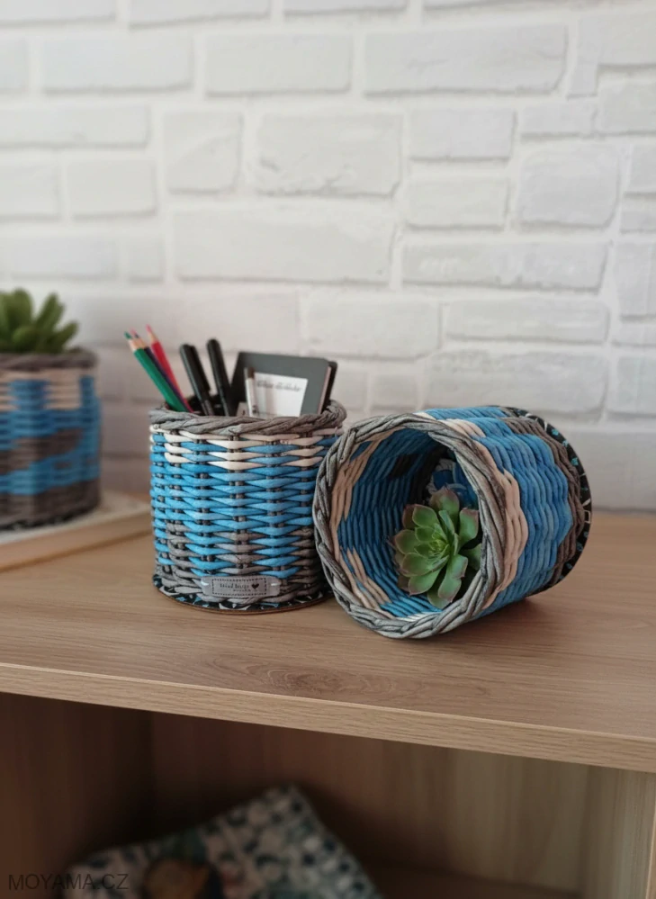 Sada dvou košíků s mandalou