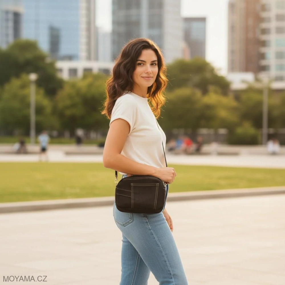 MOLLY Denim Noir crossbody
