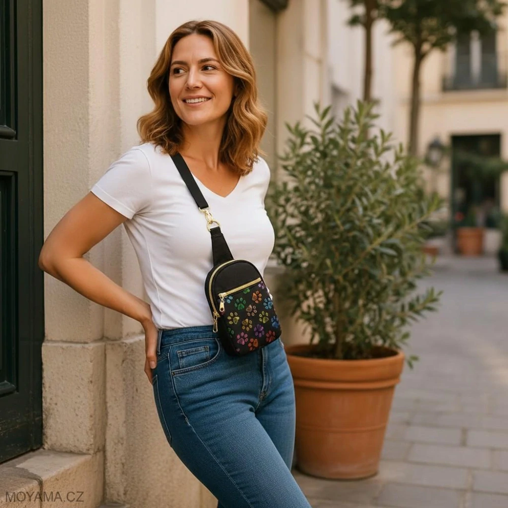 Crossbody DEFNE Rainbow Paw