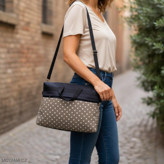 Velká taška crossbody - Tommy puntíky