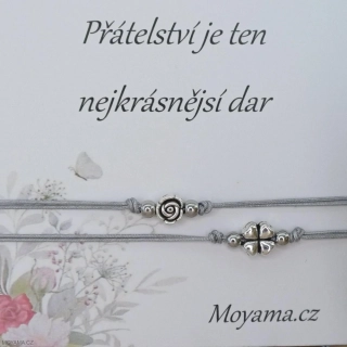 Náramky Sharis XII. sada karta přátelství