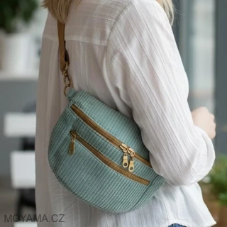 Ledvinka Maya Pocket – sky blue bronze