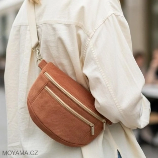 Ledvinka Maya pocket - dusty rose