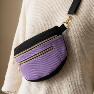 Ledvinka Maya Pocket Duo – lila & black