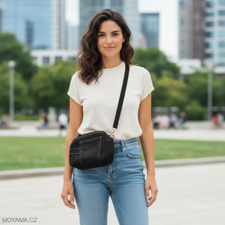 MOLLY Denim Noir crossbody