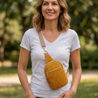 Crossbody DEFNE VI. – cord pumpkin