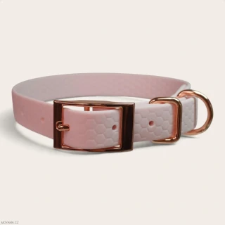 Obojek S – Deniz Light Pink Hexa