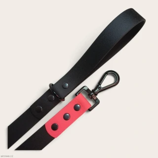 Vodítko L - black pink hexa